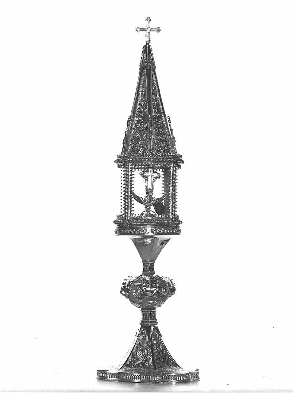 stauroteca, opera isolata - bottega lombarda (sec. XV)