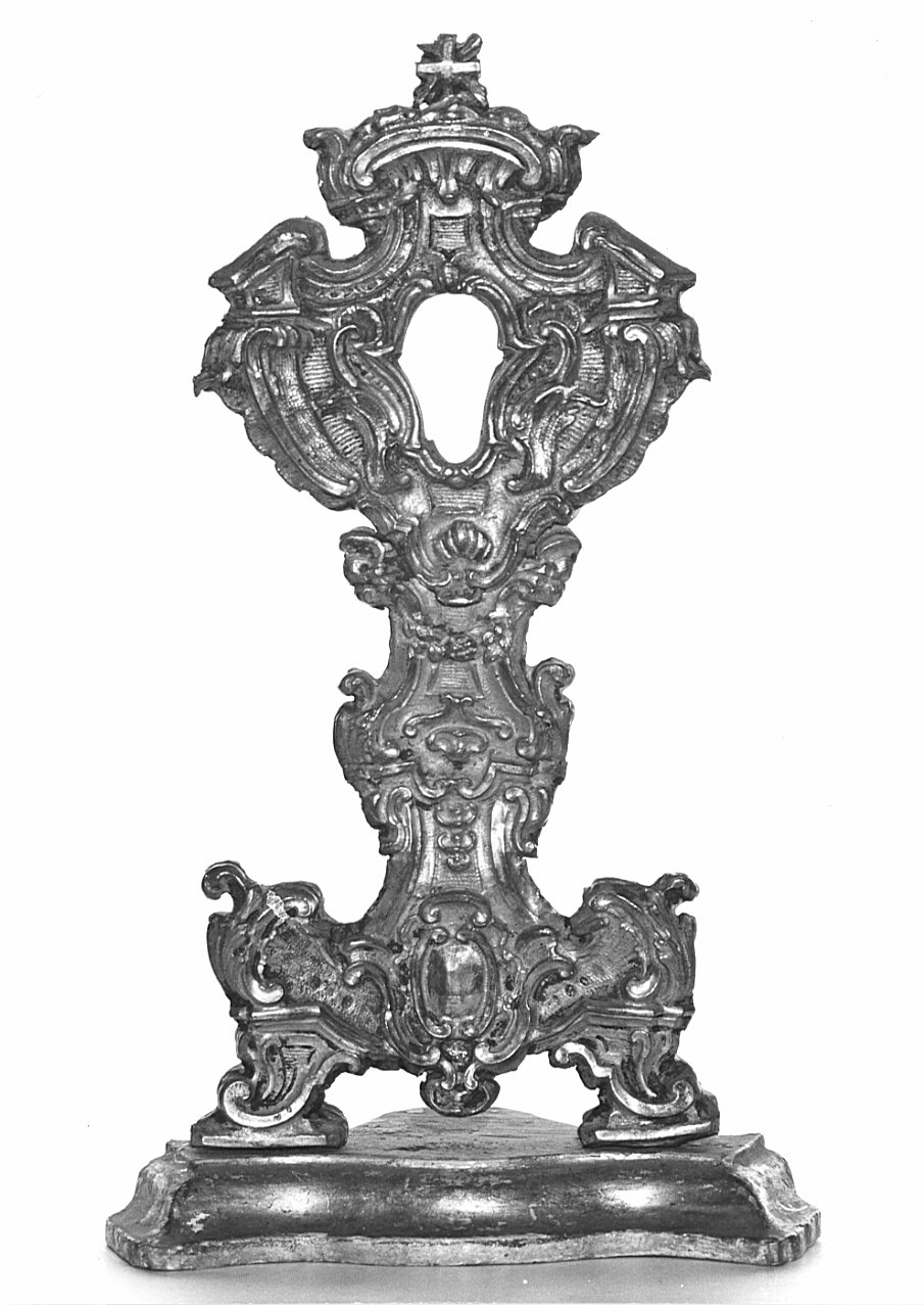 reliquiario - a ostensorio, opera isolata - bottega bergamasca (?) (metà sec. XVIII)