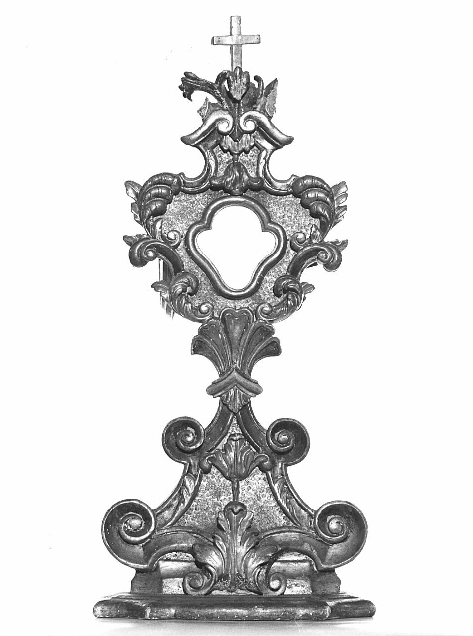 reliquiario - a ostensorio, opera isolata - bottega italiana (metà sec. XVIII)