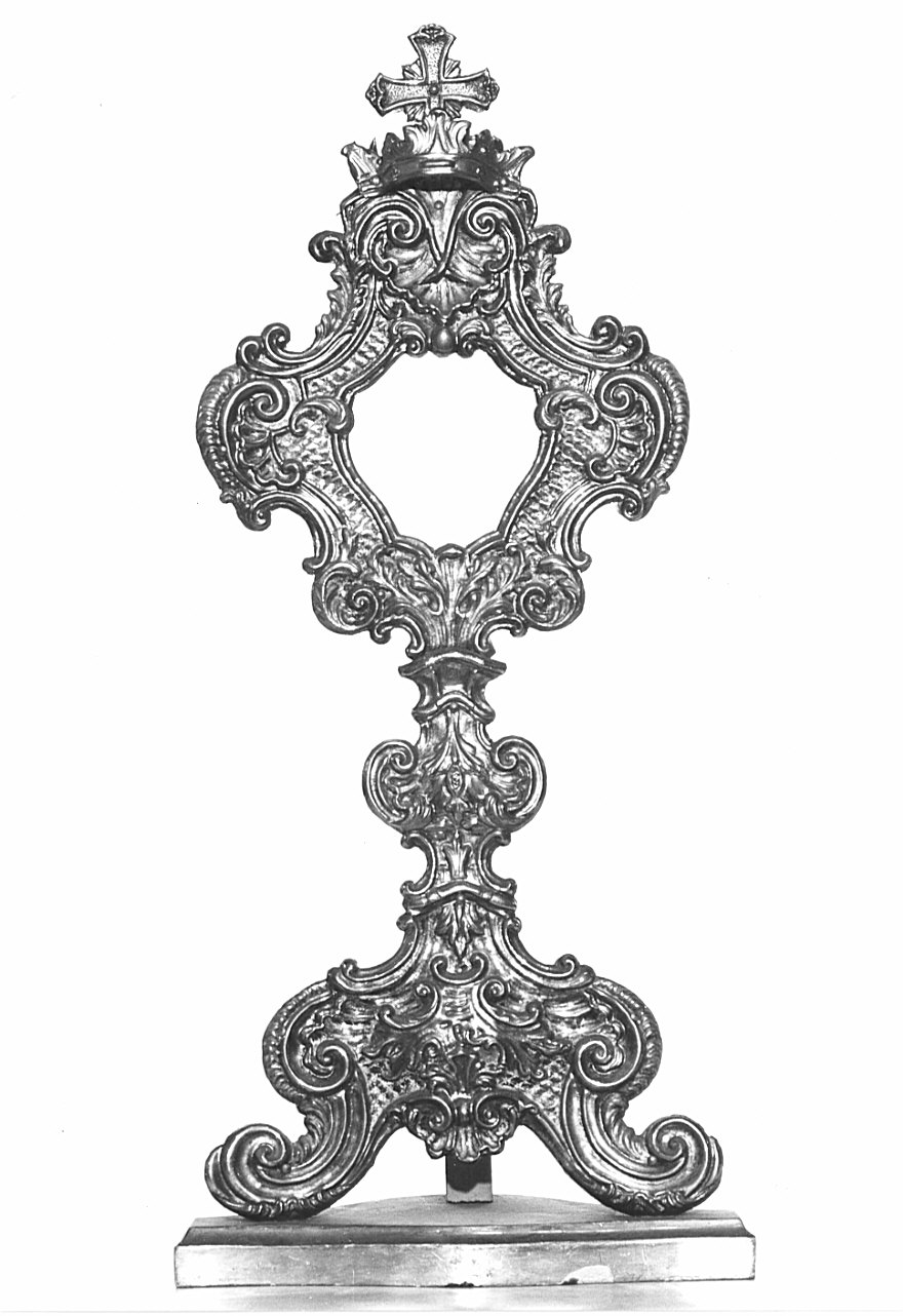 reliquiario - a ostensorio, opera isolata - bottega italiana (metà sec. XVIII)