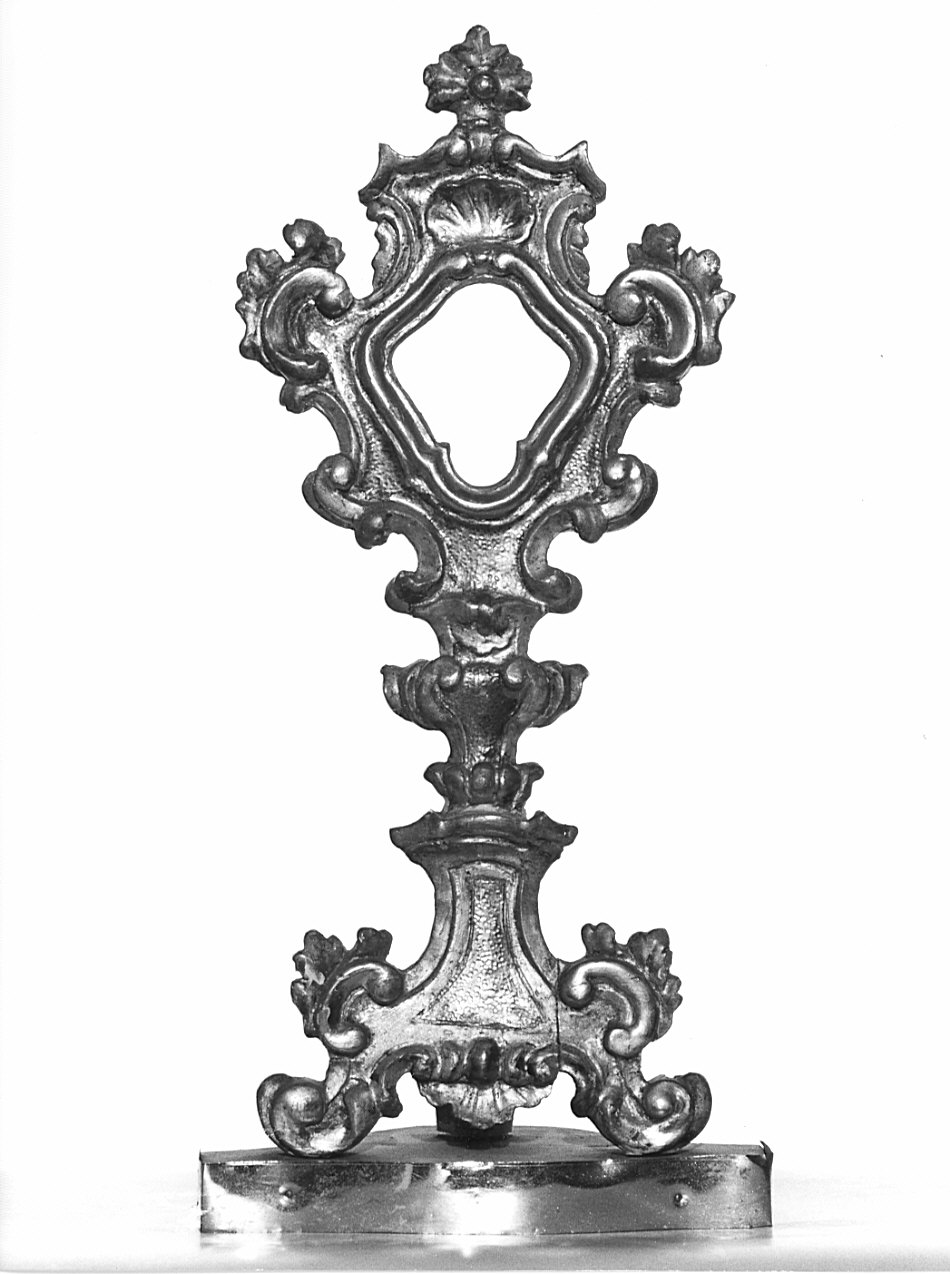 reliquiario - a ostensorio, opera isolata - bottega italiana (metà sec. XVIII)
