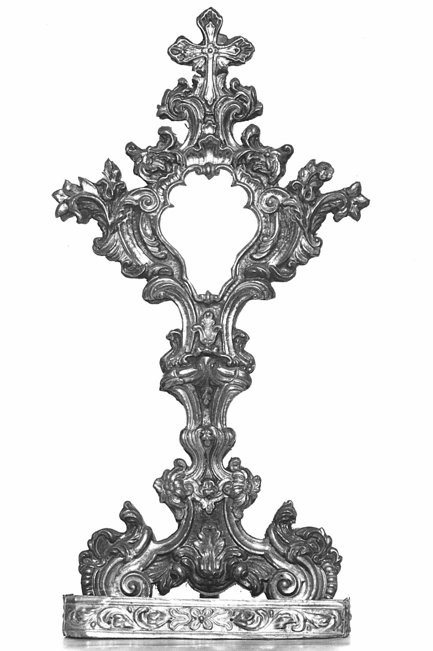 reliquiario - a ostensorio, opera isolata - bottega italiana (metà sec. XVIII)
