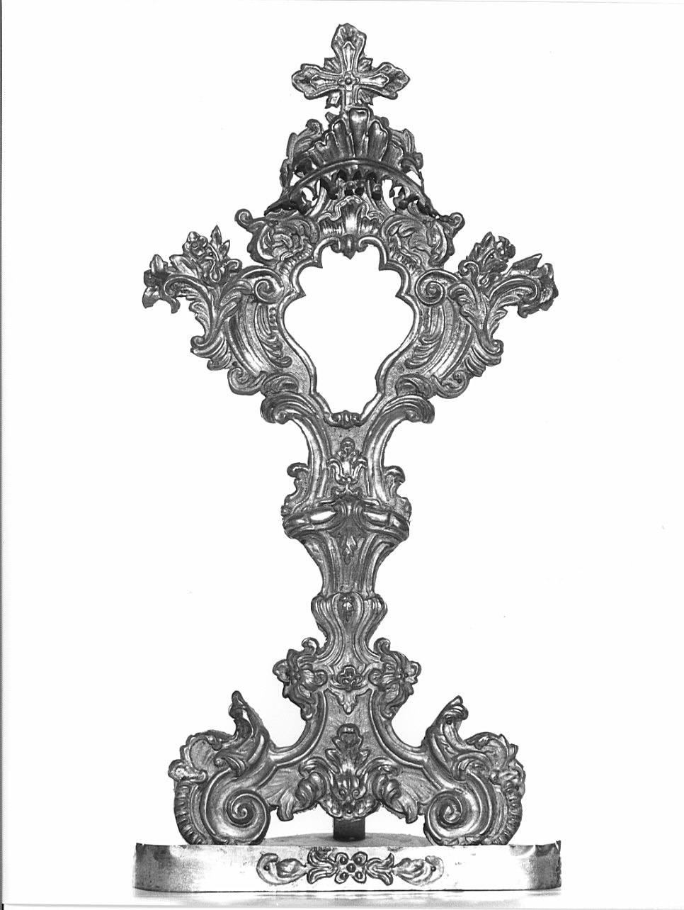 reliquiario - a ostensorio, opera isolata - bottega italiana (metà sec. XVIII)