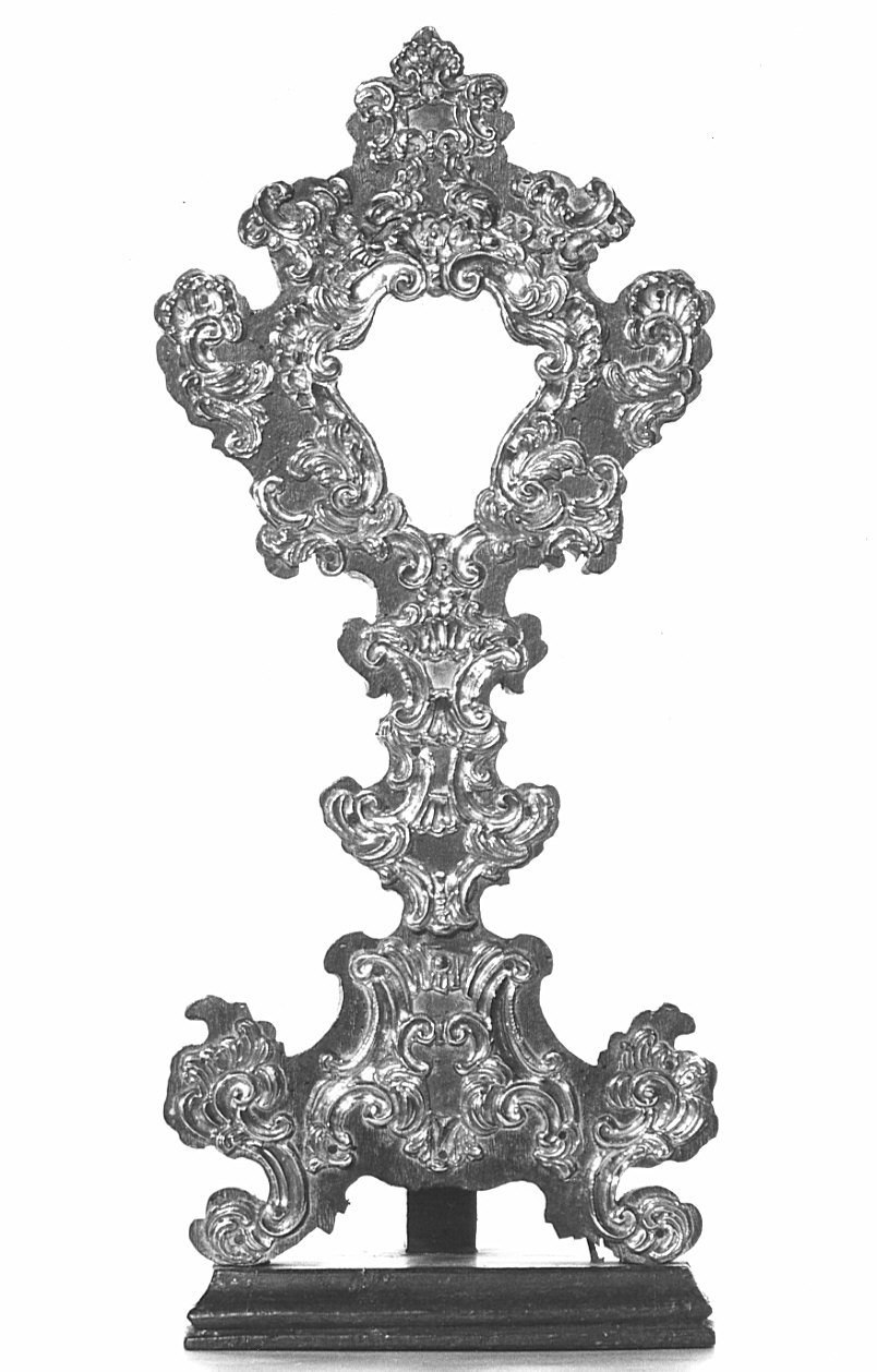 reliquiario - a ostensorio, opera isolata - bottega italiana (metà sec. XVIII)
