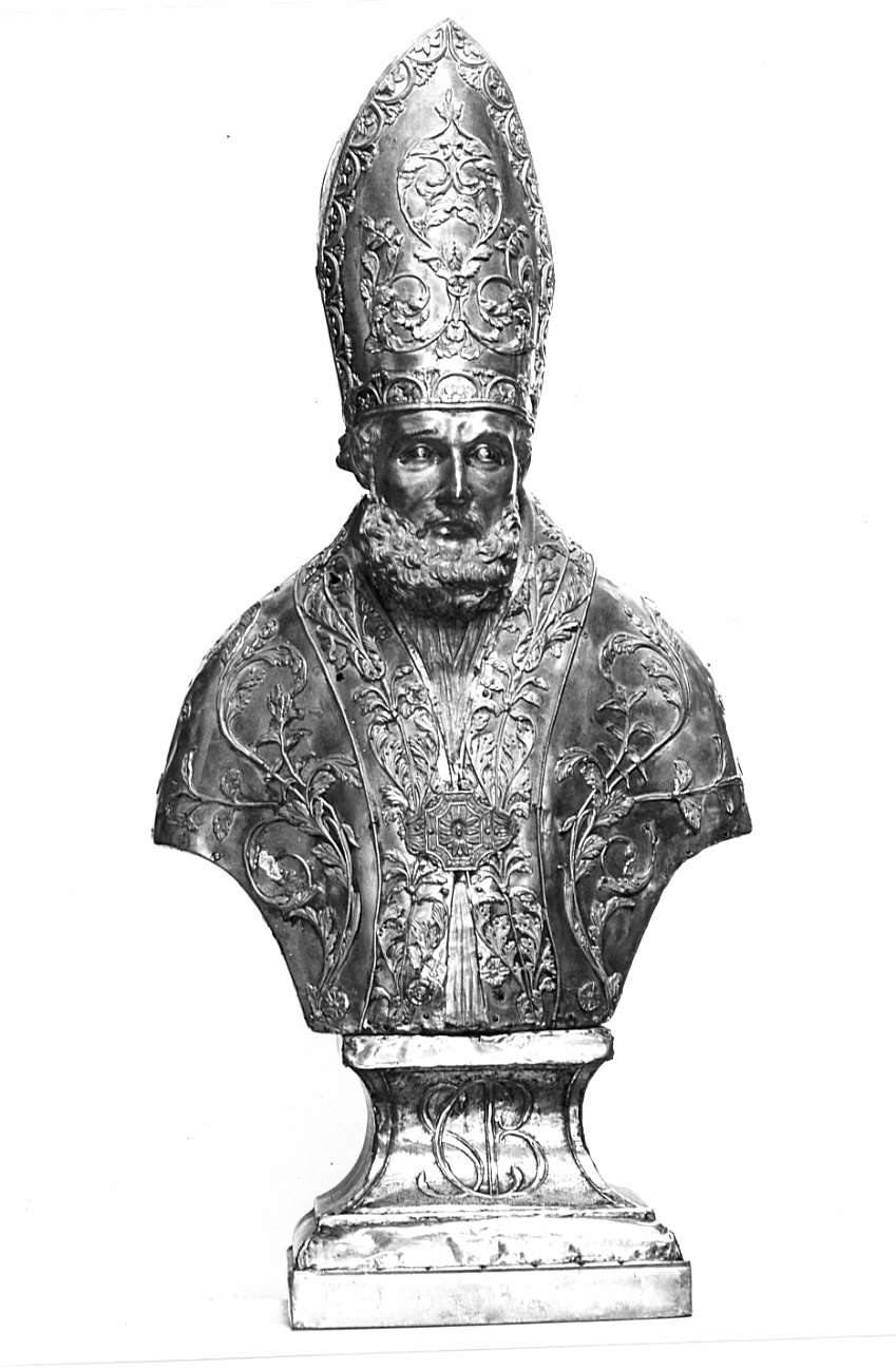 San Patrizio (reliquiario - a busto, opera isolata) - bottega bergamasca (sec. XIX)