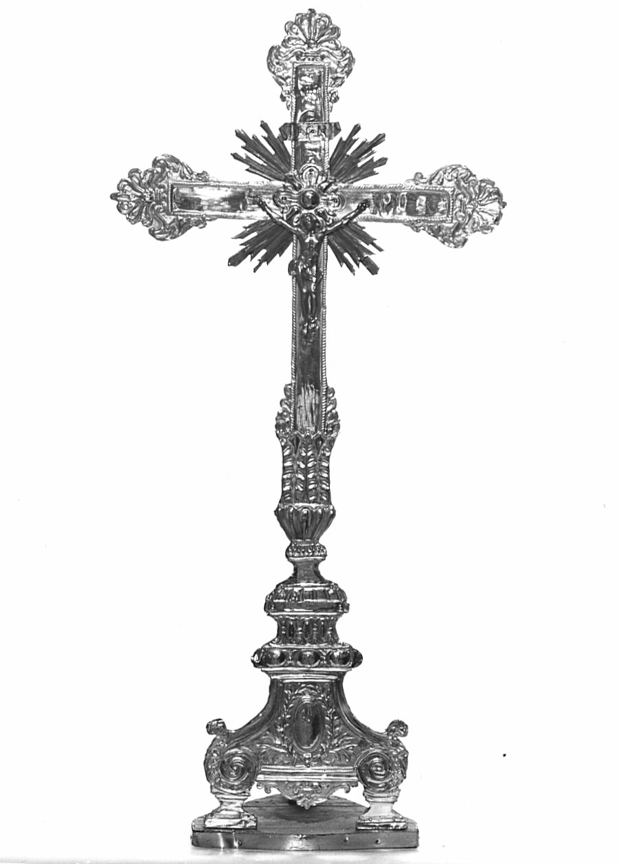 Cristo crocifisso (croce d'altare, opera isolata) - bottega italiana (inizio sec. XIX)