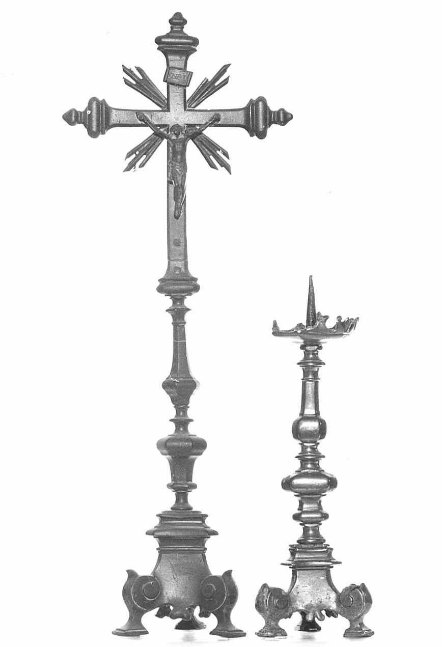 servizio d'altare, serie - bottega bergamasca (metà sec. XVIII)