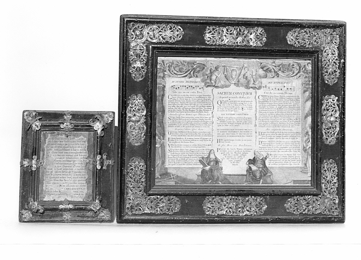 cartagloria, serie - bottega bergamasca (prima metà sec. XVIII)