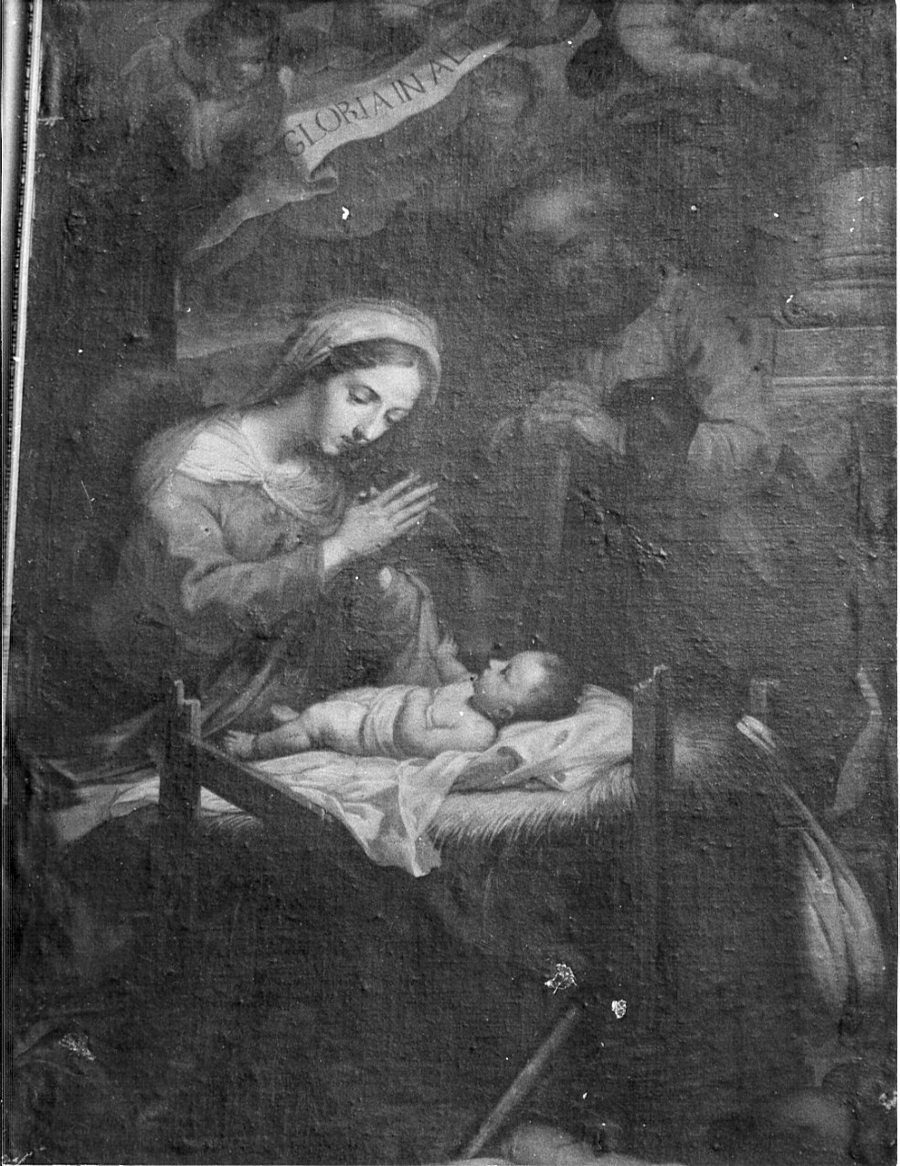 natività di Gesù (dipinto, opera isolata) - ambito veneto (seconda metà sec. XVIII)