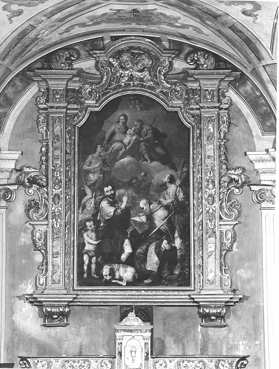 ancona, opera isolata - bottega bergamasca (metà sec. XVIII)