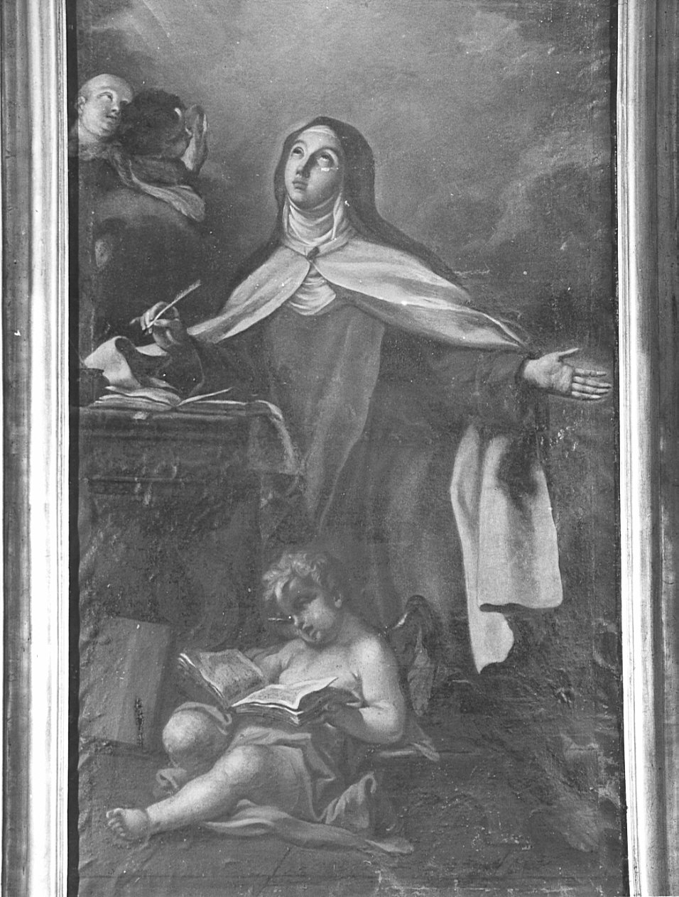 estasi di Santa Teresa d'Avila (dipinto, opera isolata) - ambito veneto (sec. XVIII)