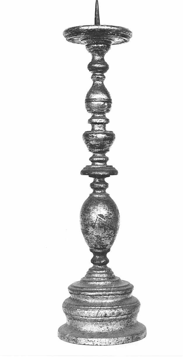 candeliere, serie - bottega bergamasca (sec. XVII)