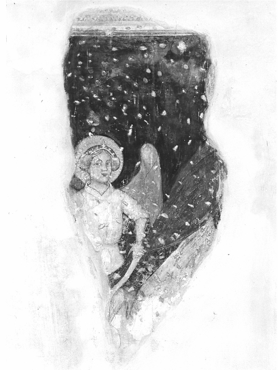 angelo (dipinto, frammento) - ambito lombardo (inizio sec. XV)