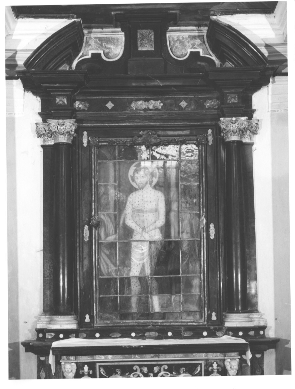 altare, complesso decorativo - bottega lombarda (metà sec. XVII)