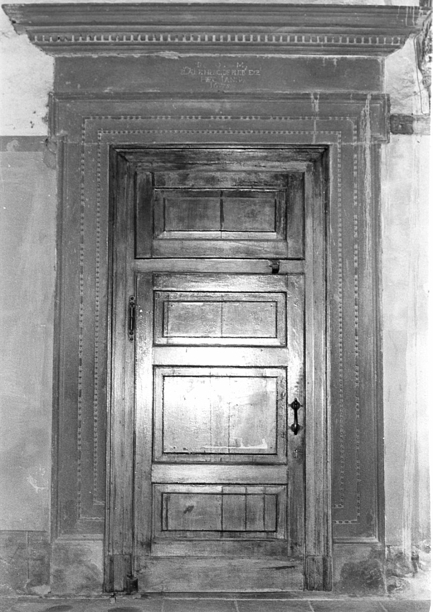 portale, opera isolata - bottega lombarda (sec. XVII)