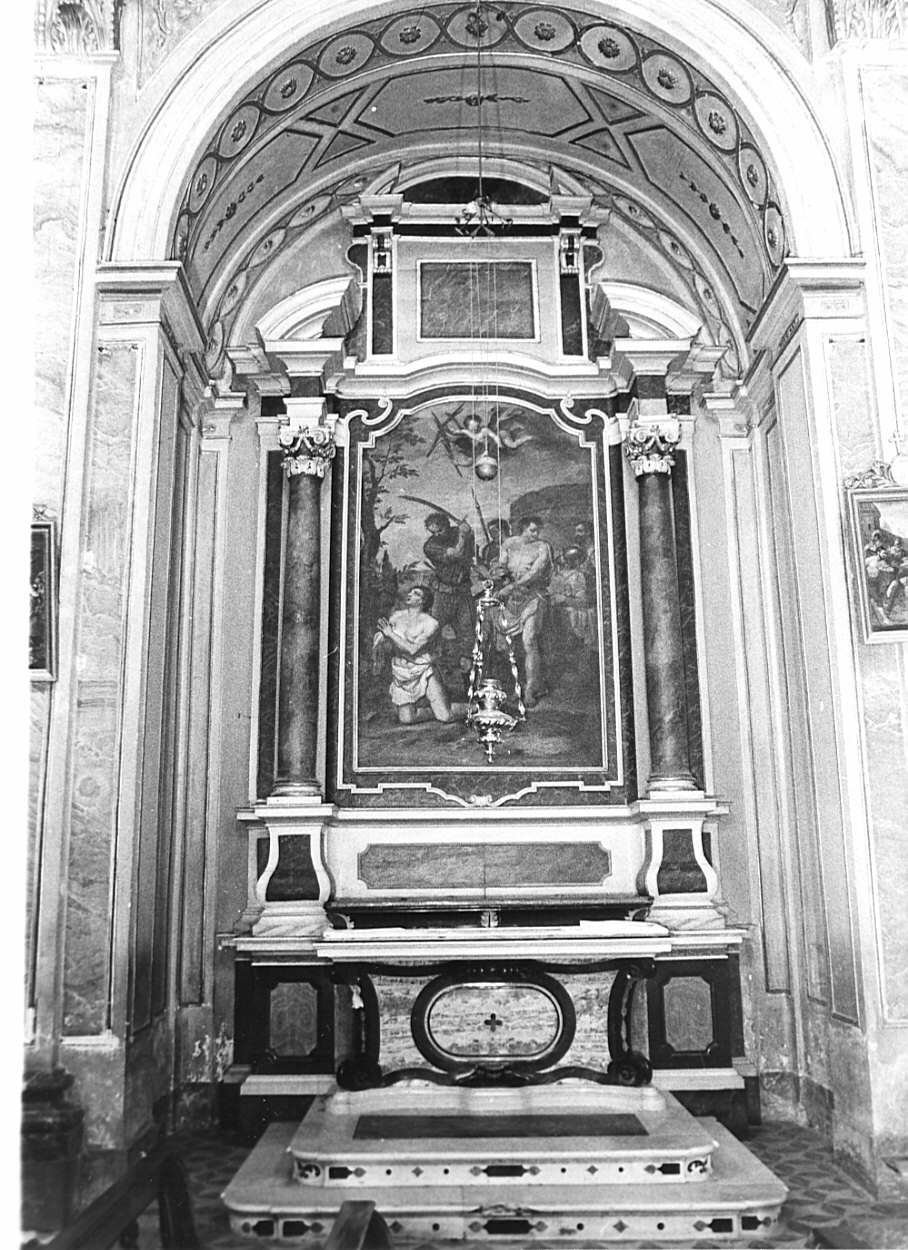 altare, complesso decorativo - bottega lombarda (primo quarto sec. XVIII)