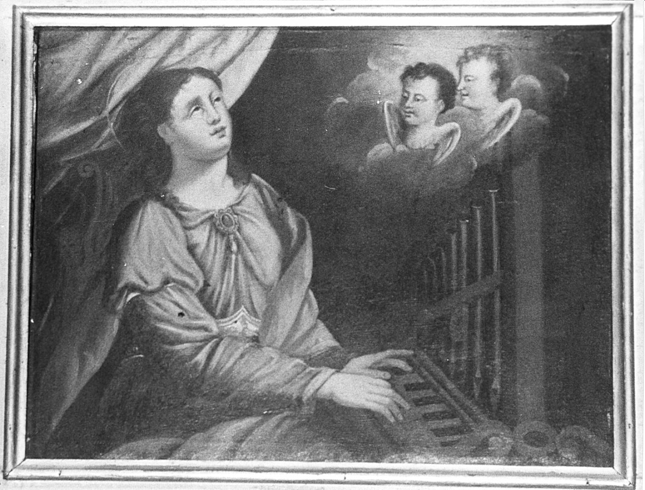 Santa Cecilia (dipinto, elemento d'insieme) - ambito lombardo (primo quarto sec. XVIII)