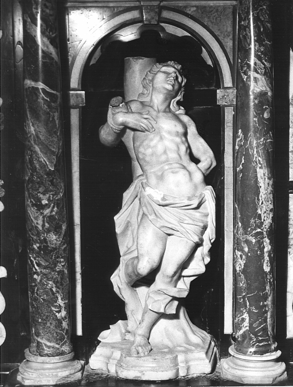 San Sebastiano (statua, elemento d'insieme) - bottega bergamasca (sec. XVIII)