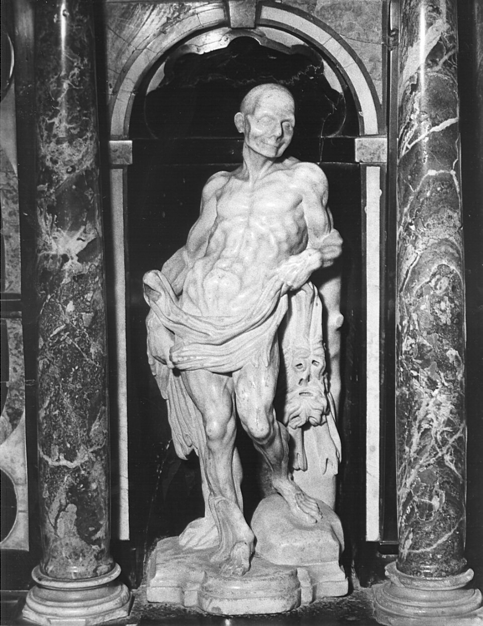 San Bartolomeo (statua, elemento d'insieme) - bottega bergamasca (sec. XVIII)