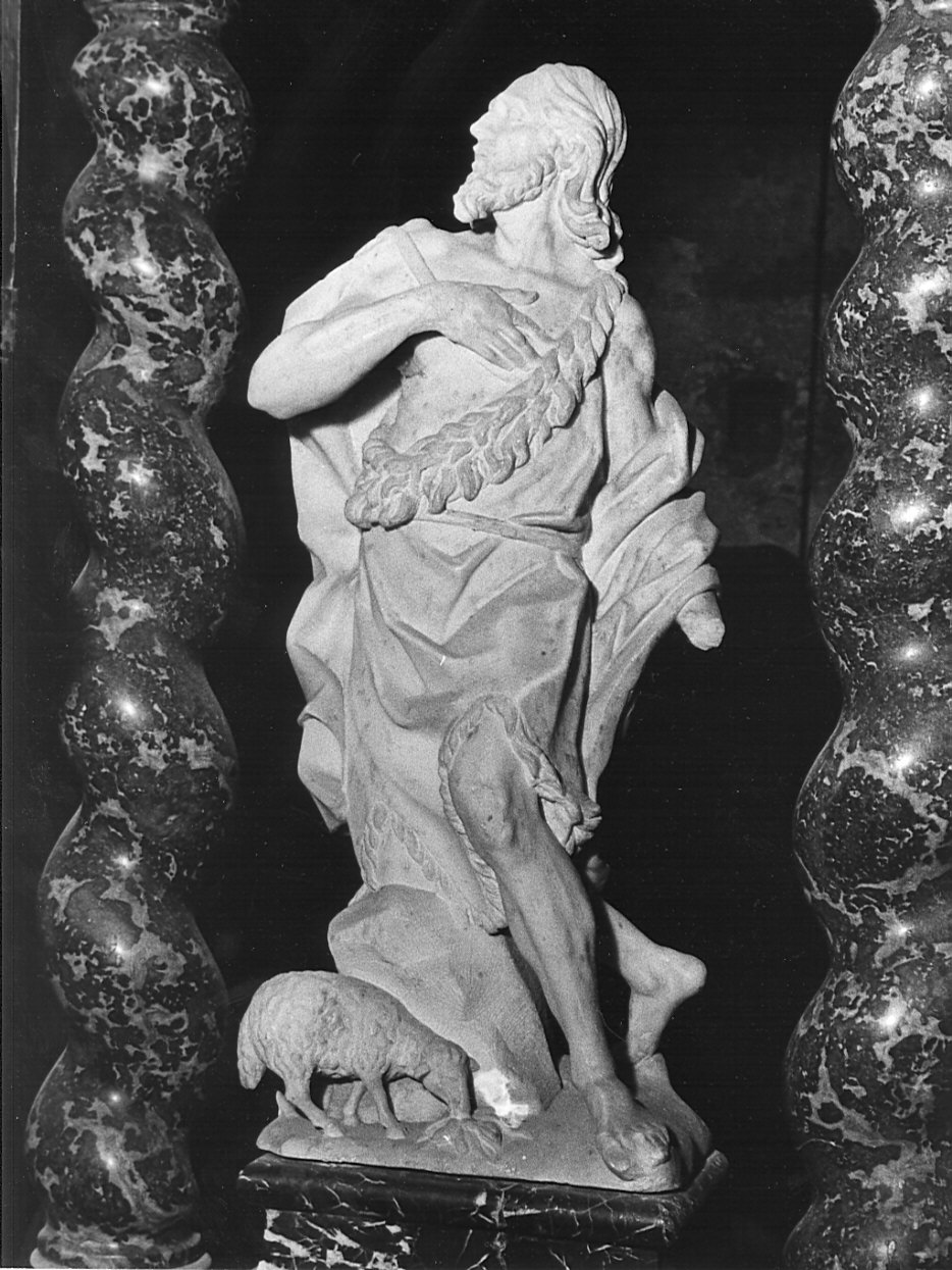 San Giovanni Battista (statua, elemento d'insieme) - bottega bergamasca (fine/inizio secc. XVII/ XVIII)