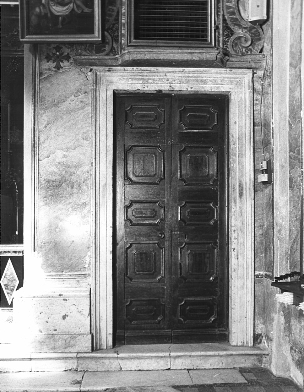 porta - a due battenti, opera isolata - bottega lombarda (sec. XVII)