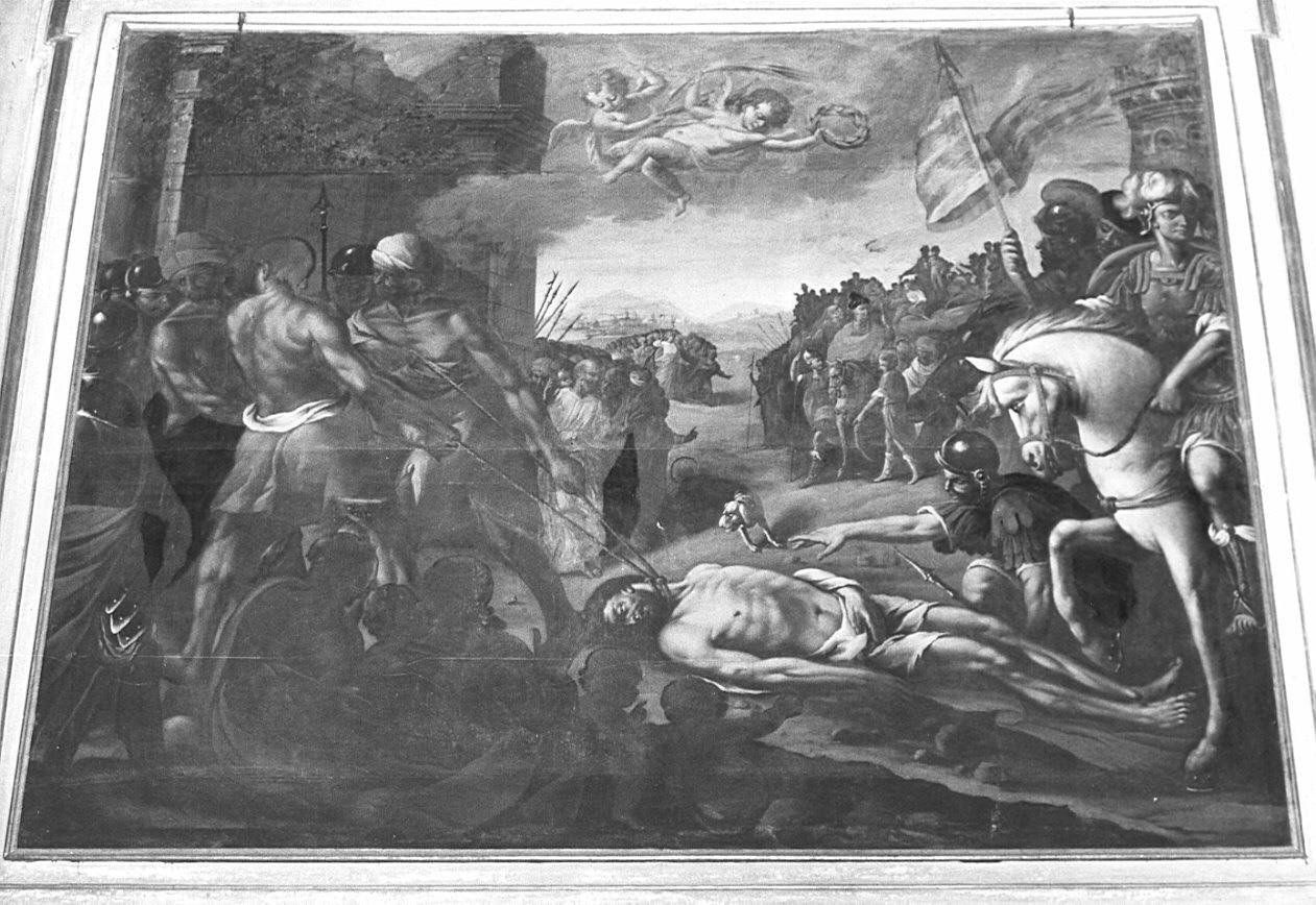 martirio di San Marco (dipinto, opera isolata) di Litterini Bartolomeo (attribuito) (sec. XVIII)