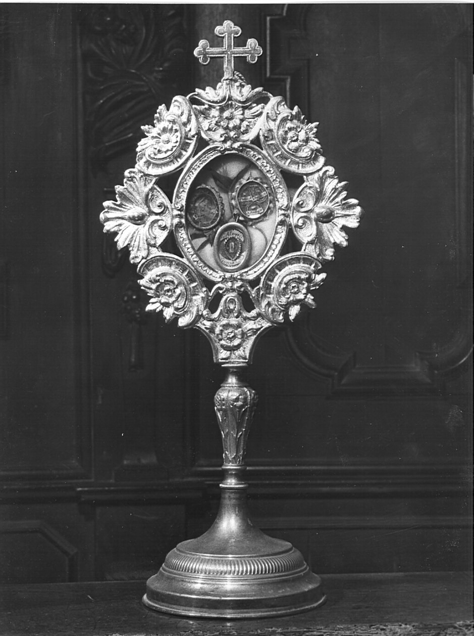 reliquiario, coppia - bottega lombarda (seconda metà sec. XIX)