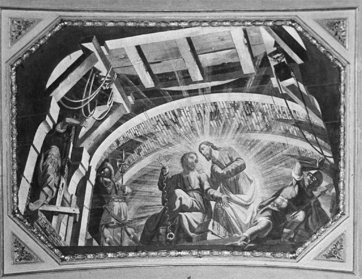 liberazione di San Pietro (dipinto, opera isolata) - ambito lombardo (ultimo quarto sec. XVIII)