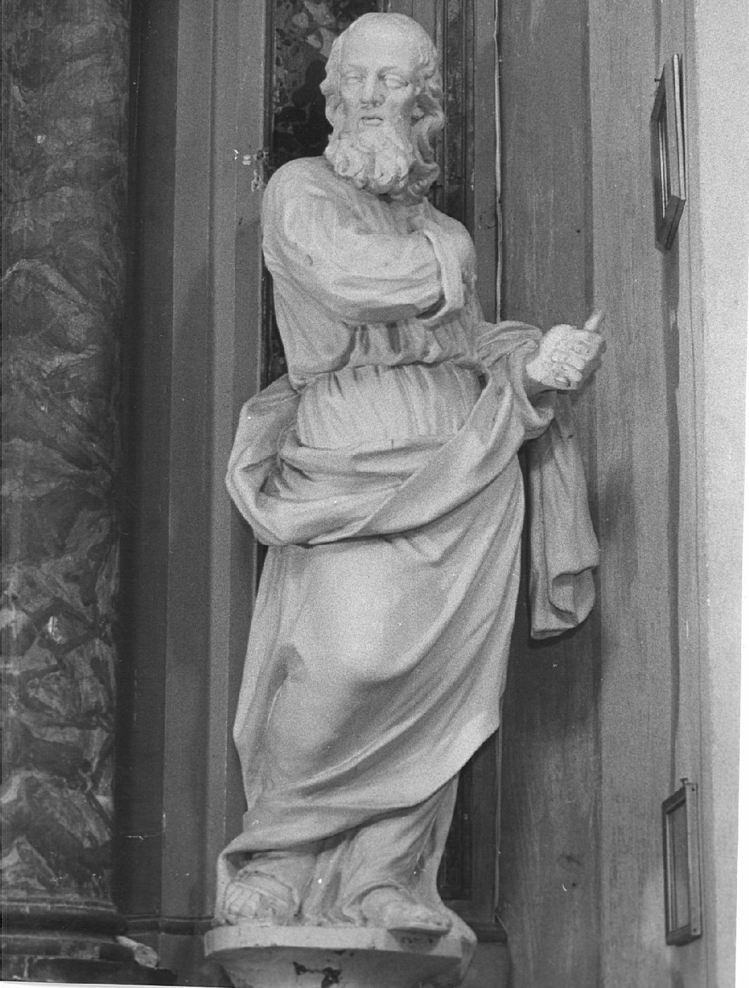 San Gioacchino (statua, elemento d'insieme) - bottega bergamasca (sec. XVIII)