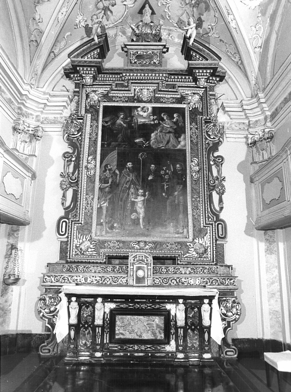 altare maggiore, opera isolata - bottega lombarda (seconda metà sec. XVII)