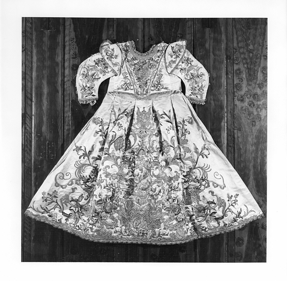 veste da statua, opera isolata - manifattura italiana (primo quarto sec. XVIII)