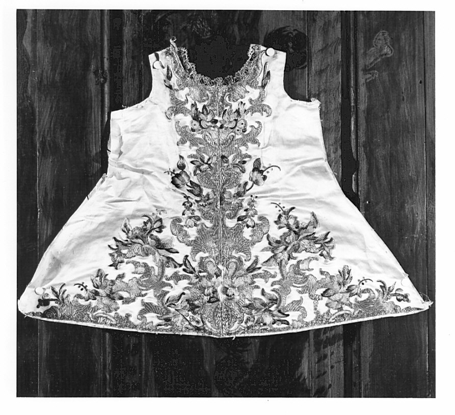 veste da statua, opera isolata - manifattura italiana (primo quarto sec. XVIII)