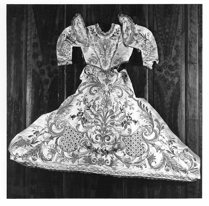 veste da statua, opera isolata - manifattura italiana (seconda metà sec. XVIII)