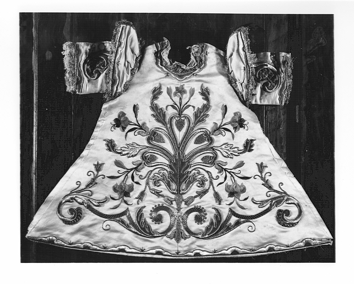 veste da statua, opera isolata - manifattura italiana (seconda metà sec. XVIII)