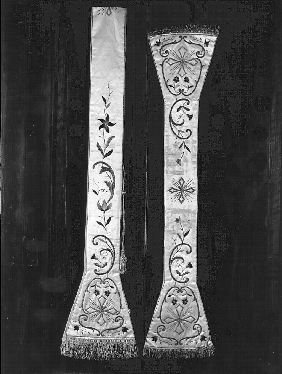 paramento liturgico, insieme - manifattura italiana (fine/inizio secc. XVIII/ XIX)