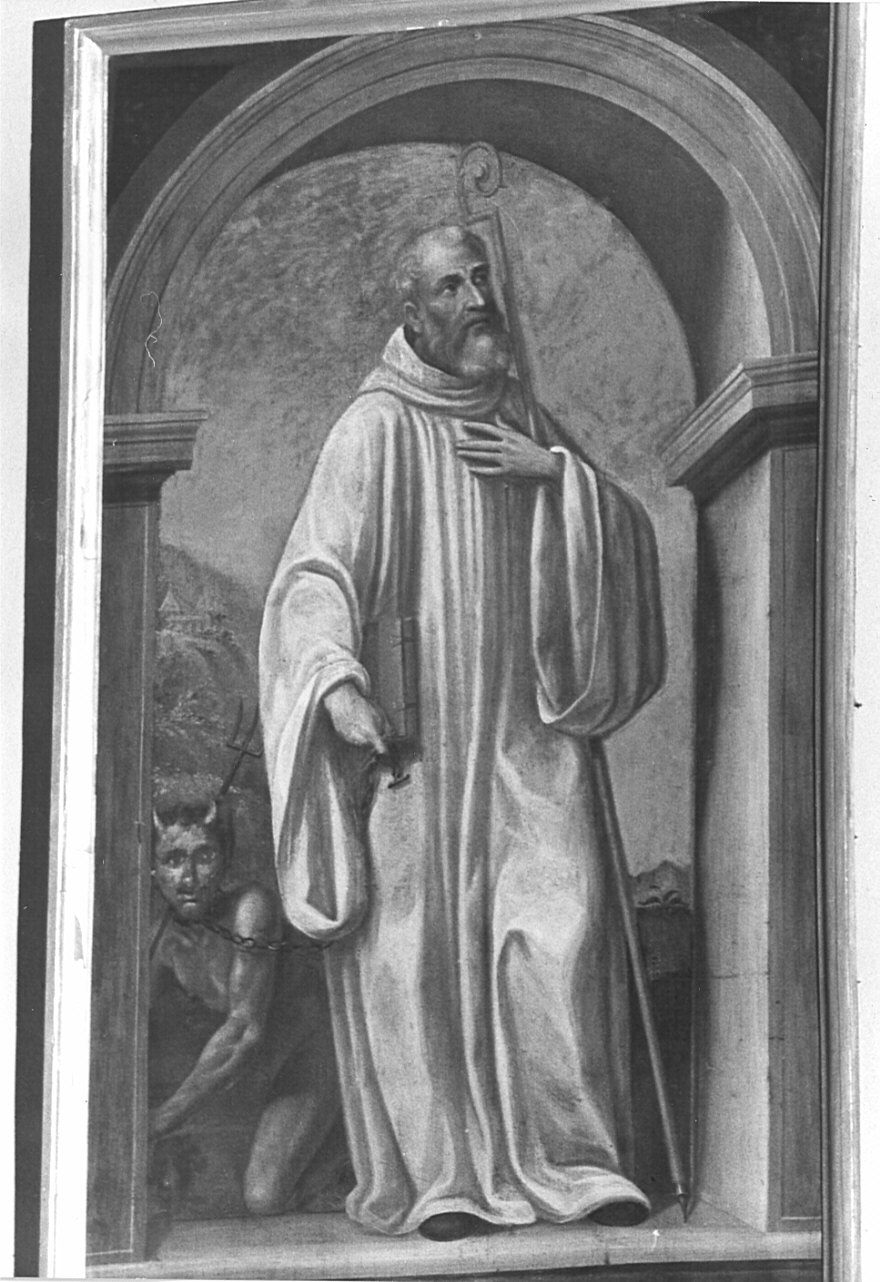 San Bernardo da Chiaravalle (dipinto, opera isolata) - ambito bergamasco (prima metà sec. XVII)
