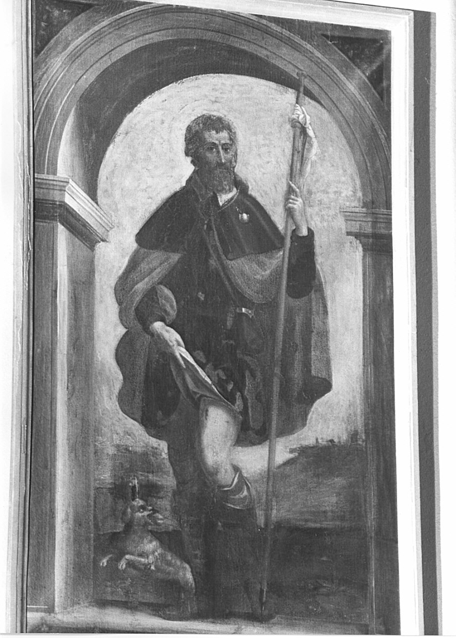 San Rocco (dipinto, opera isolata) - ambito bergamasco (prima metà sec. XVII)