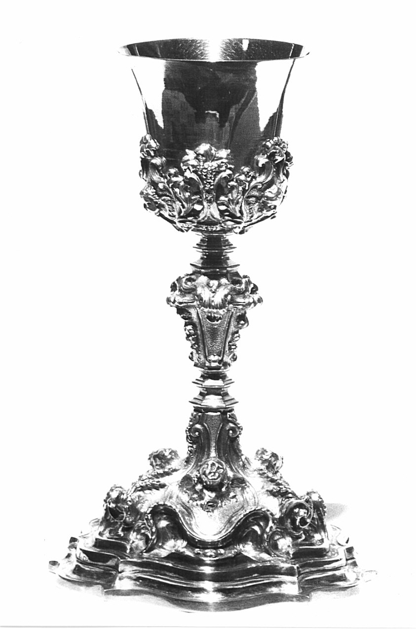 calice, opera isolata - bottega lombarda (metà sec. XVIII)