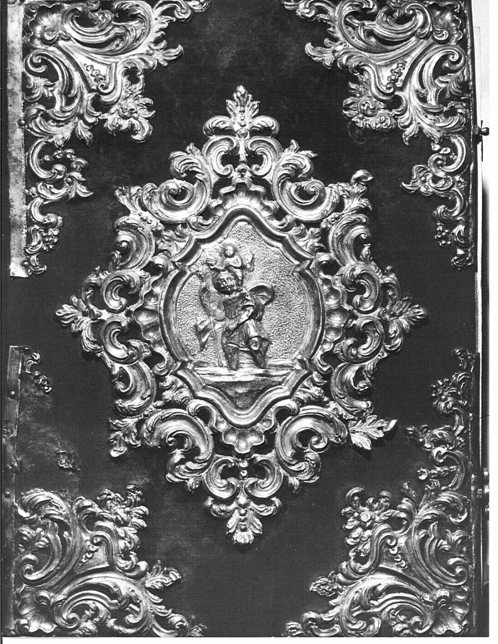 coperta di libro liturgico, opera isolata - bottega torinese (sec. XIX)