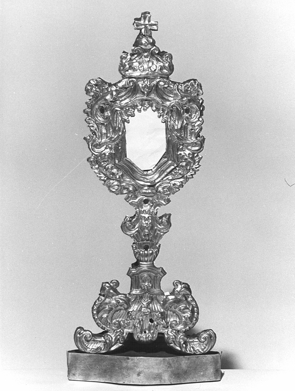 reliquiario - a ostensorio, opera isolata - bottega lombarda (sec. XVIII)