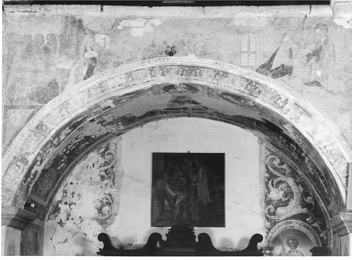 Madonna con Bambino e Santi (dipinto, opera isolata) - bottega bergamasca (primo quarto sec. XVI)