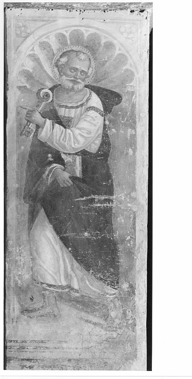 San Pietro (dipinto, elemento d'insieme) di Boselli Antonio (e aiuti) (primo quarto sec. XVI)