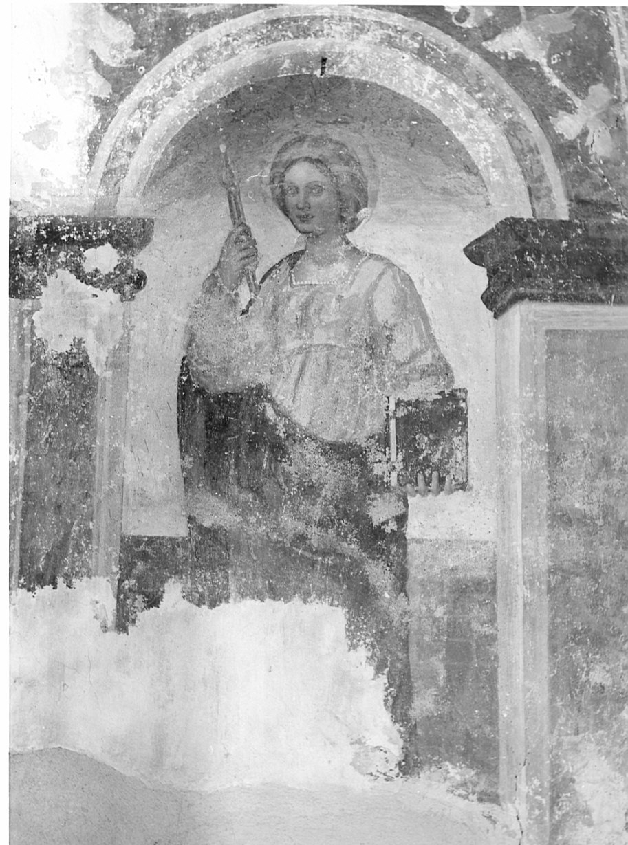 Sant'Apollonia (dipinto, elemento d'insieme) di Boselli Antonio (e aiuti) (primo quarto sec. XVI)