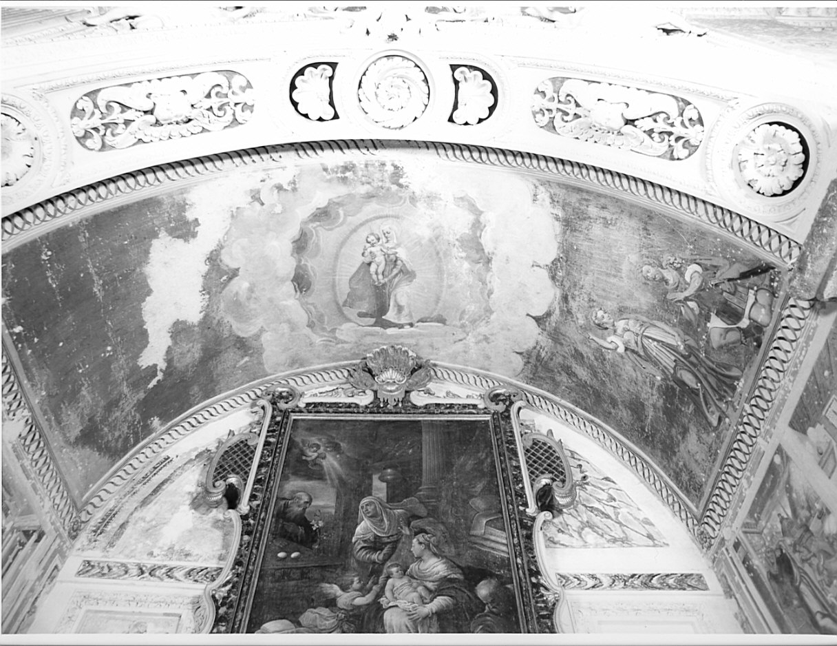 visione di Augusto (dipinto, elemento d'insieme) - ambito bergamasco (prima metà sec. XVI)