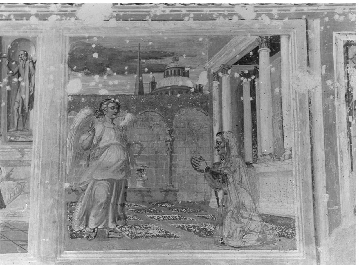 annuncio a Sant'Anna (dipinto, elemento d'insieme) - ambito bergamasco (prima metà sec. XVI)