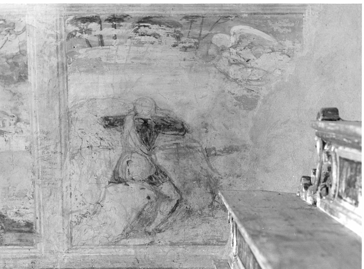 San Gioacchino abbandona il deserto (dipinto, elemento d'insieme) - ambito bergamasco (prima metà sec. XVI)