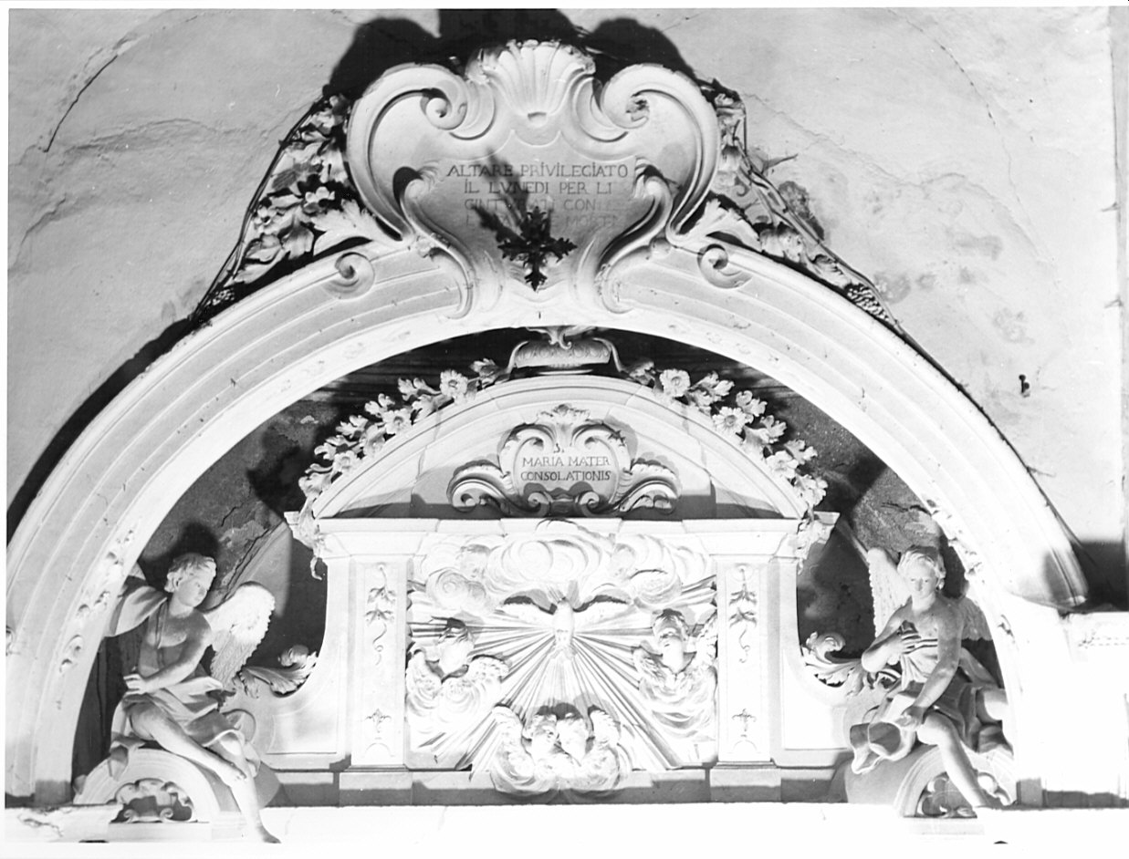 decorazione plastica, complesso decorativo di Sanz Giovanni Antonio (attribuito) (ultimo quarto, prima metà sec. XVI, sec. XVIII)