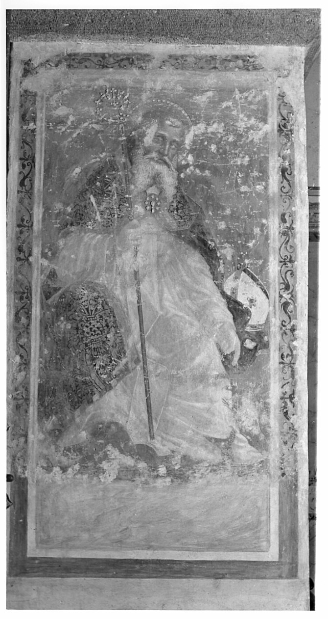 Sant'Agostino (?) (dipinto, opera isolata) di Boselli Antonio (sec. XVI)