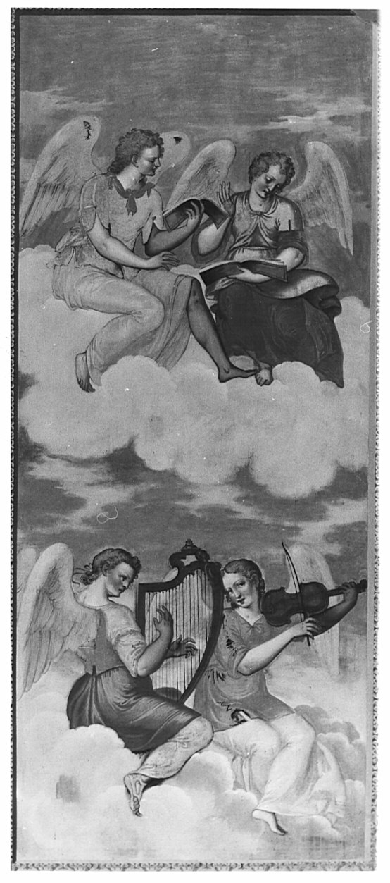 angeli (dipinto, elemento d'insieme) di Bagnatori Pietro Maria detto Bagnadore (ultimo quarto sec. XVI)