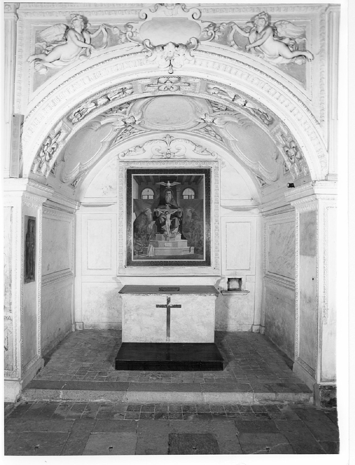 decorazione plastica, complesso decorativo - ambito bergamasco (metà sec. XVI, sec. XVII, sec. XX)